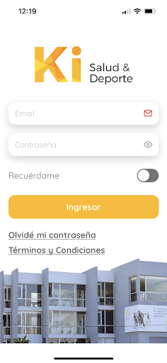 Android application Ki Salud & Deporte screenshort