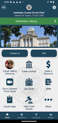 Android application Kankakee County Circuit Clerk screenshort