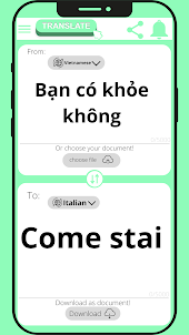 Italian -Vietnamese Translator