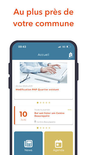 Android application Manternach screenshort