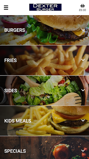 Android application Dexter Burger screenshort