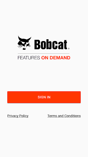 Android application Bobcat® Features On Demand screenshort