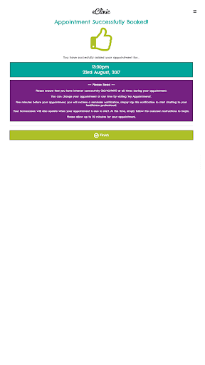 eClinic CAMHS Screen 3
