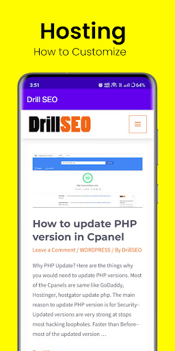 Drill SEO - SEO Tutorials Screen 2