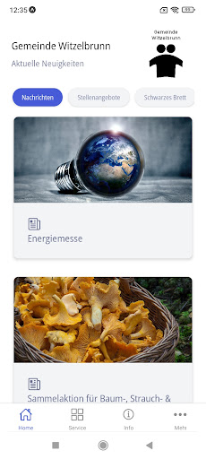 Android application Witzelbrunn screenshort
