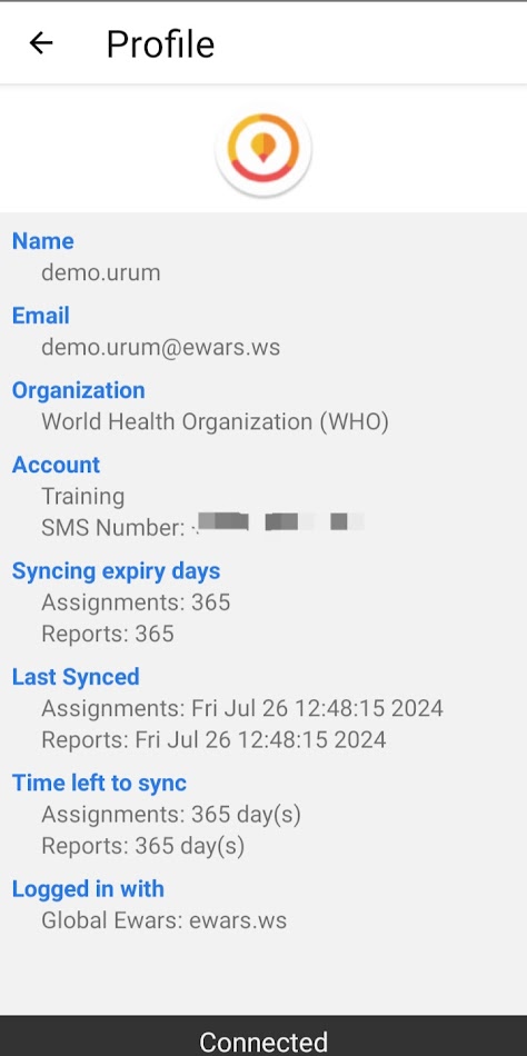 #8. EWARS Mobile (Android) Tekijänä: Argusoft India Limited