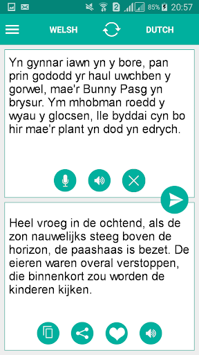 Welsh Dutch Translator Screen 2