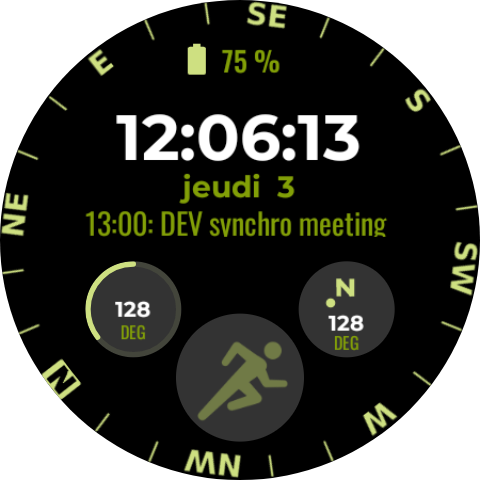 Bearing Complication / Wear OS screenshot 0