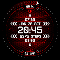 The EXTRACT digital watch face