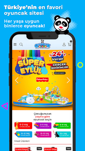 Android application Oyuncakbiziz - Online Mağazası screenshort