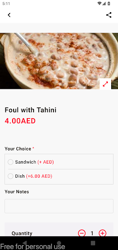 Mama Food Screen 2