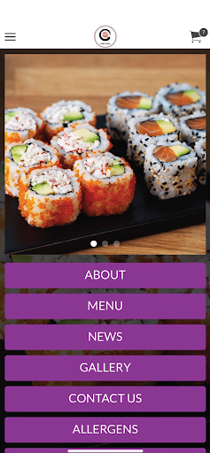 Android application King Sushi screenshort