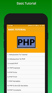 Captura 2 Learn PHP - Offline & Laravel  android
