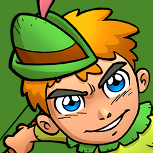 Jogando Robin Hood imagem de stock. Imagem de macho, jogo - 1723665
