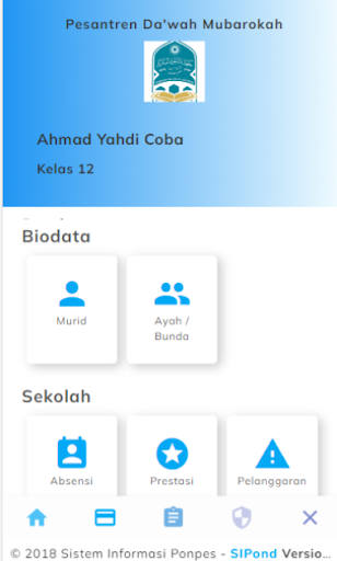 Android application Info Pesantren DM screenshort