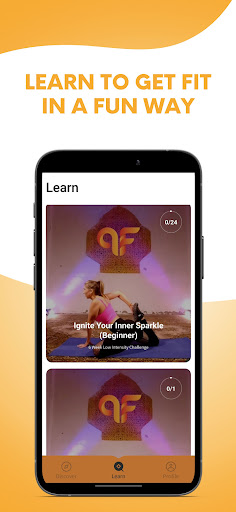 The Quick Fit App Screen 2