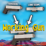 Working Gun Mod  for Minecraft icon