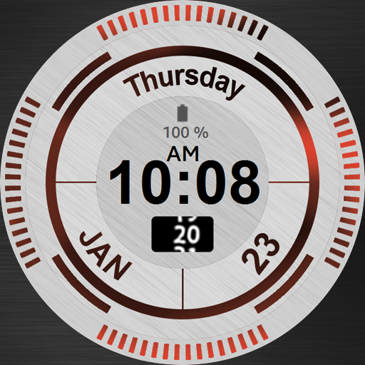 Stainless Steel Watch Face Screenshot 3 - AppWisp.com
