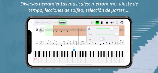 Screenshot 4 Piano eTutor: aprender piano android
