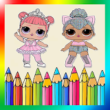 Surprise Coloring LOL DOLLS Book icon