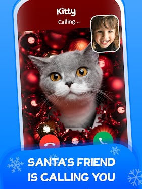 #2. Fake Call Merry Christmas Game (Android) By: Vector M production