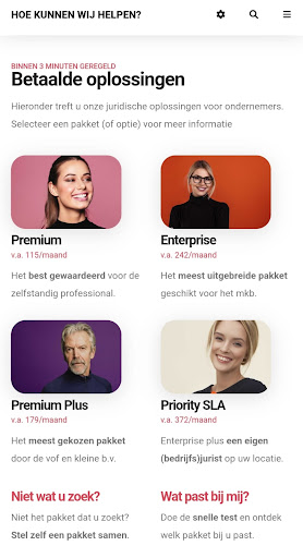 Mijn Zakelijke Rechtsbijstand Screen 2