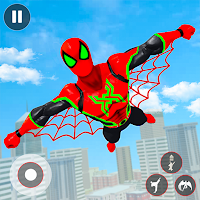 Super Rope Man hero: grand crime Simulator