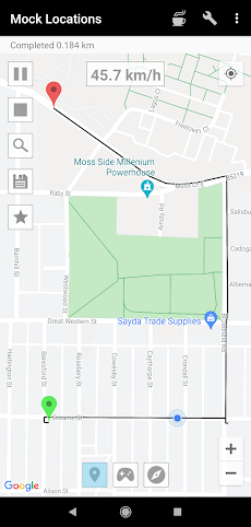 Mock Locations (fake GPS path)のおすすめ画像1