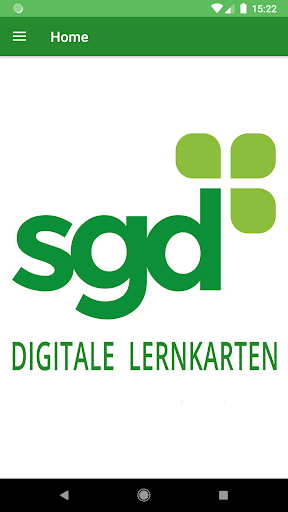 Android application sgd – Digitale Lernkarten screenshort