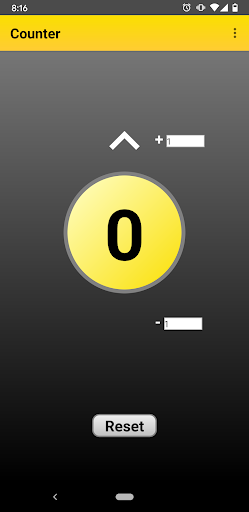 Android application Elegant Counter screenshort