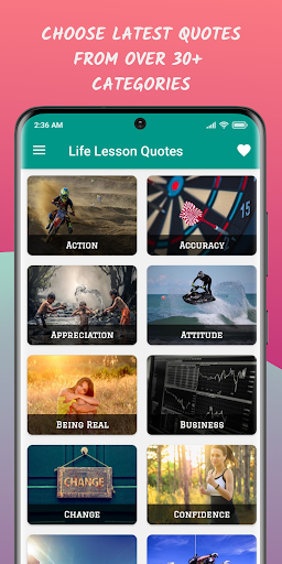 Android application Life Lessons - Life Quotes screenshort