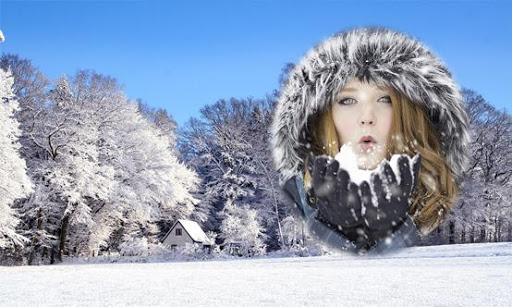 Android application Snow Hills Photo Frames screenshort