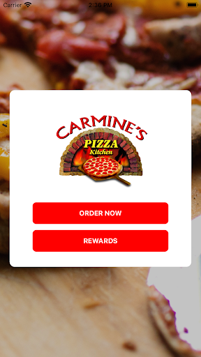 Carmines Pizza Screen 2