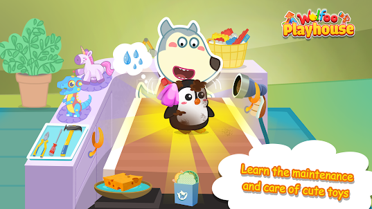 Wolfoo's Play House For Kids
