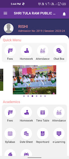 Android application Global Navjeewan parent screenshort
