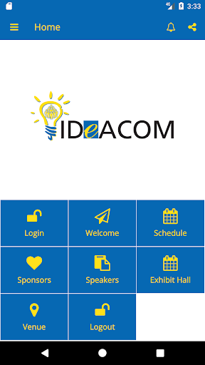 Android application Ideacom screenshort