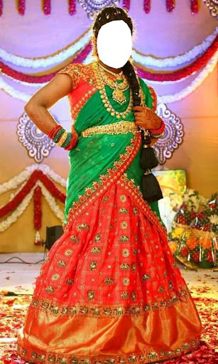 Women Pattu Dress Photo Suit