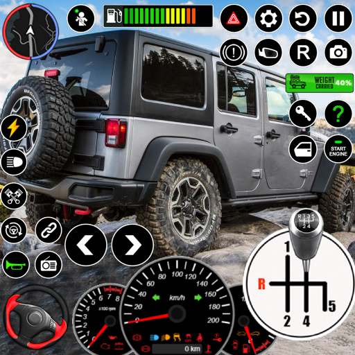 Offroad Jeep Driving & Parking  Icon