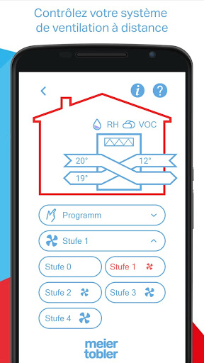 Android application Oertli Flow screenshort
