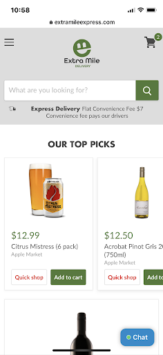 Extra Mile Express - Alcohol Delivery