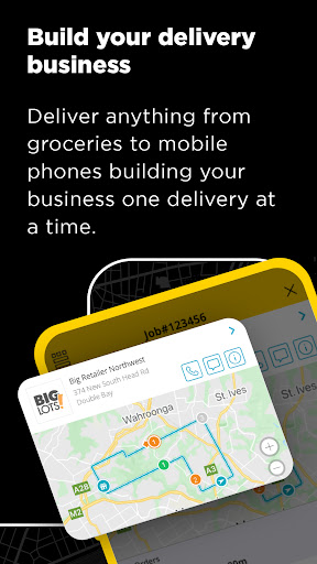 Android application Yello Courier screenshort