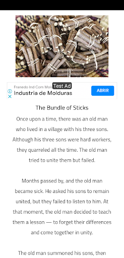 Great English Stories Screen 2