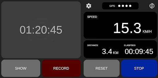 SpeedON - Bike DashCam. Screen 2