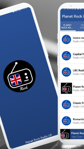 Planet Rock Radio App UK Screen 2
