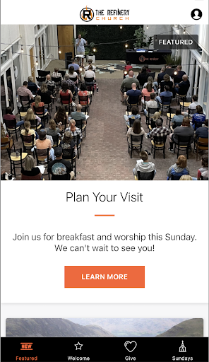 Android application The Refinery Church - WV screenshort