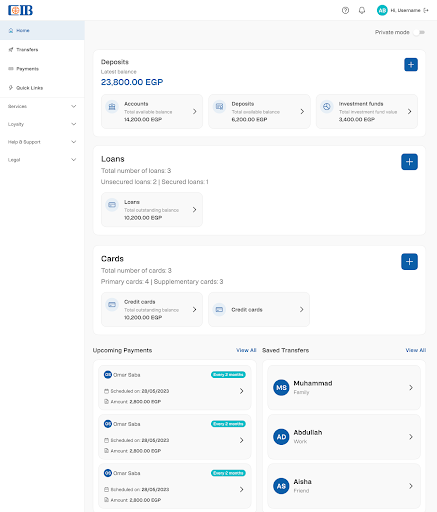 CIB Mobile Banking App screenshot 5