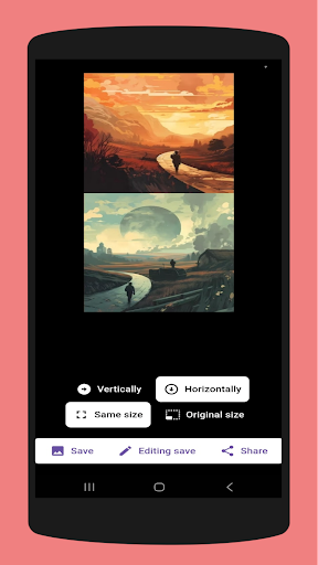 Merge images Screen 3