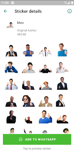 Thumbs Up Stickers Pro Screen 3