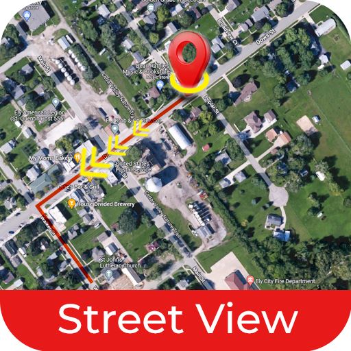 Street View Map Directions App