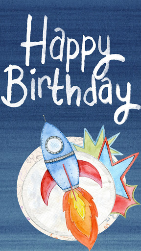 Android application happy birthday wallpaper screenshort